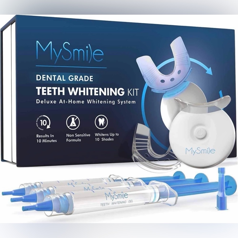 MySmile Teeth Deluxe Whitening System Sensitive Safe - 10 shades whiter $38 MSRP